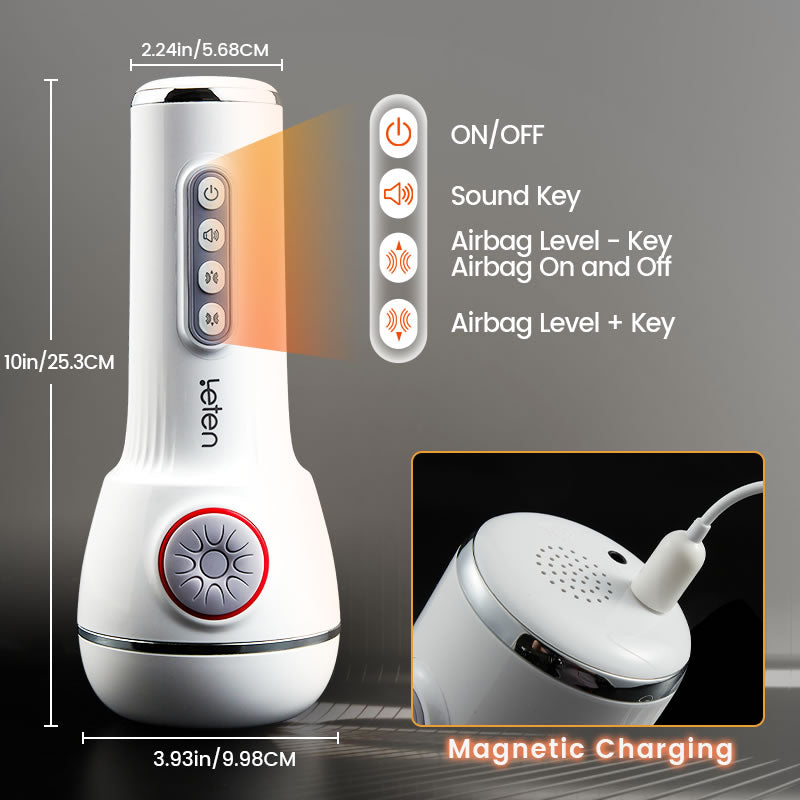 Leten - Squeezing Sucking Vibrating Masturbation Cup-Queen of AV Version4