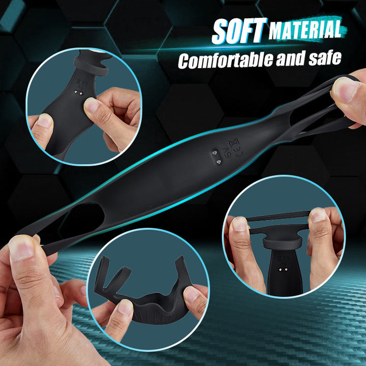 SemenSentry - Vibrating 2 IN 1 Cock Ring AcmeJoy SemenSentry - Vibrating 2 IN 1 Cock Ring AcmeJoy