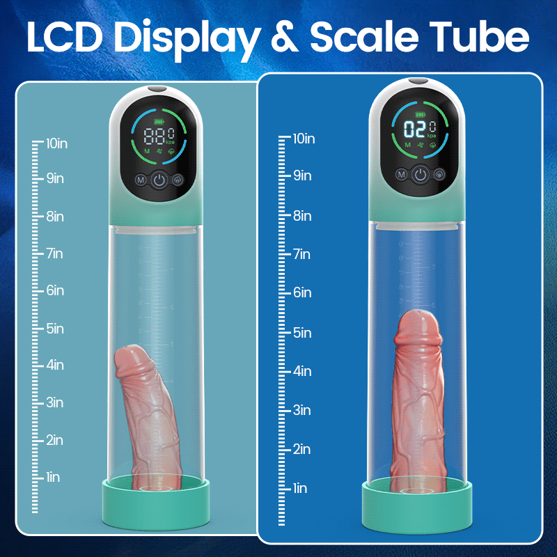 GigaGrow- Acmejoy 5 Suction & Manual Air Pressure 2 IN 1  for ED Treatment Penis Pump