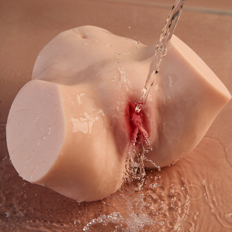 Kayla - 7.7 lbs Realistic Butt Tempting Curvy TPE Hip with Dual Openings, Supine Position & Skin-Like Soft Touch