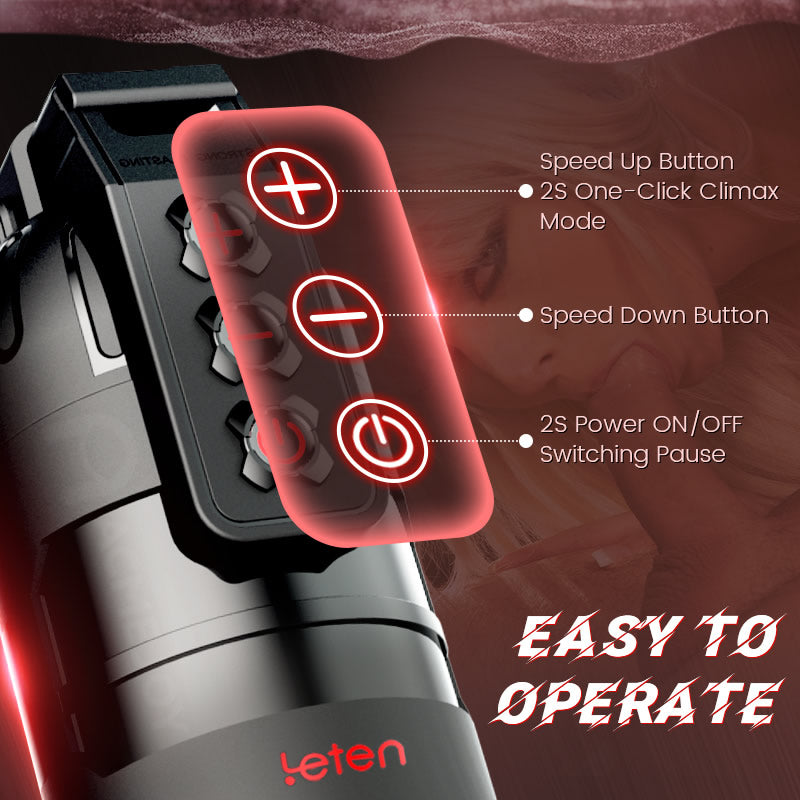 Flash - 10 Vibrating Male Masturbator Stroker With Voice Mode, APP Control