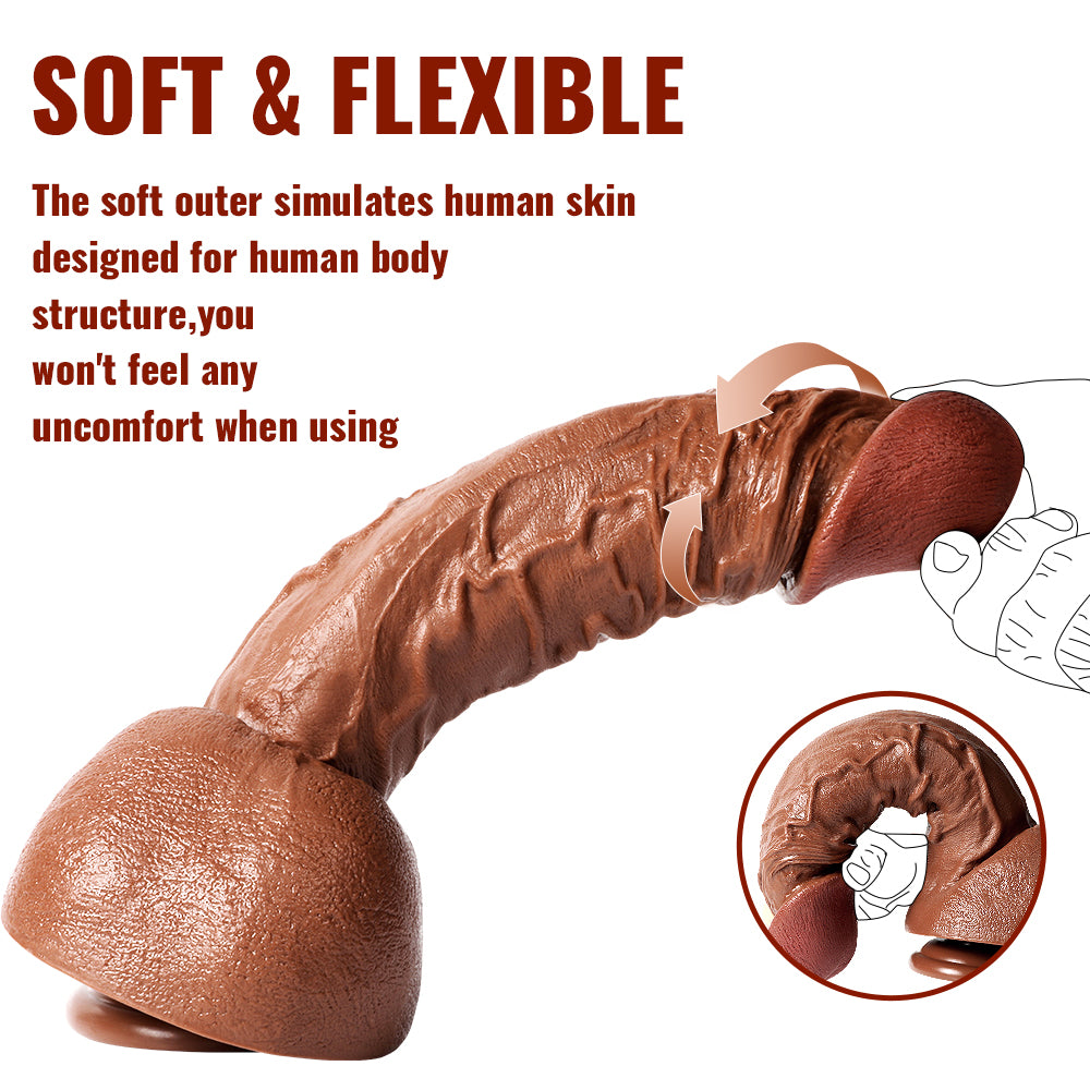 Buder-Manual Dildo for Big Size Fun 12.60 Inches