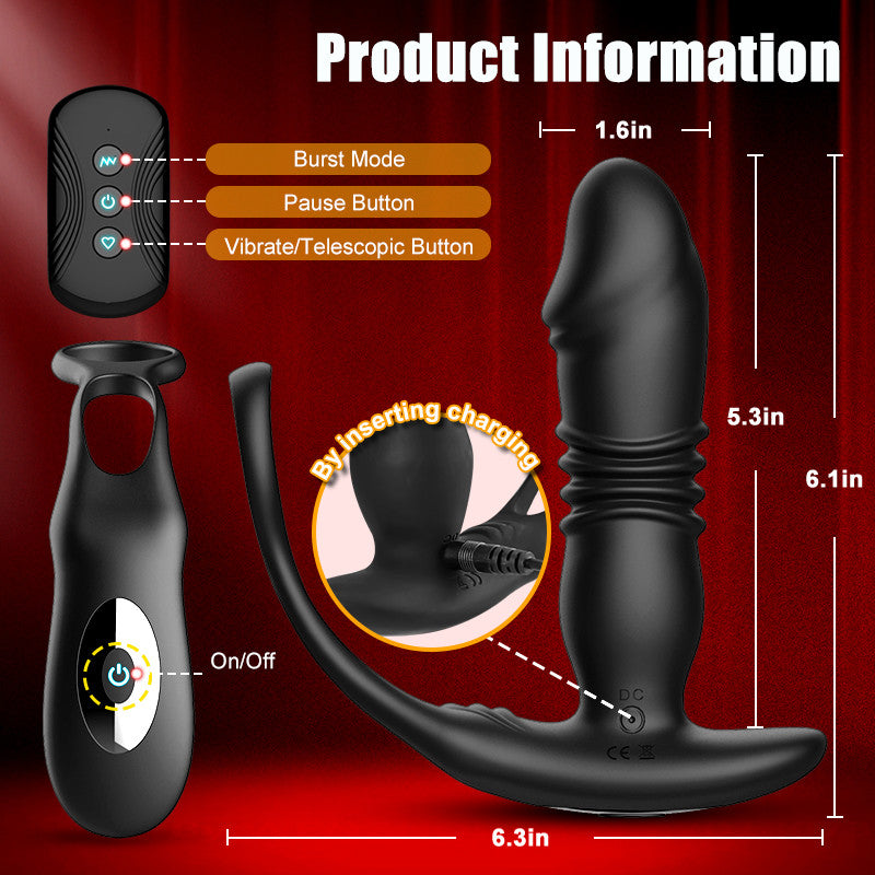 SAUL - Prostate Climax Thrusting Anal Training Prostate Massager