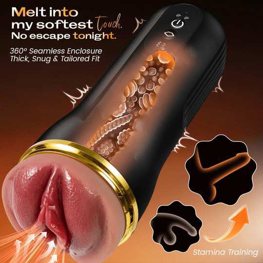 【$10 Off — Only 3 Days!】Bestvibe Pro - 3 Replaceable Sleeves 3 Unique Pleasure Male Masturbator 5 Suction & 10 Vibration Modes