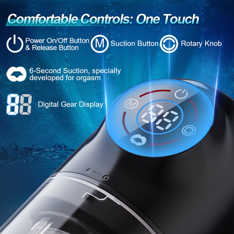 Poseidon - 7 Sucking Rotating Licking Male Stroker Bath Masturbator