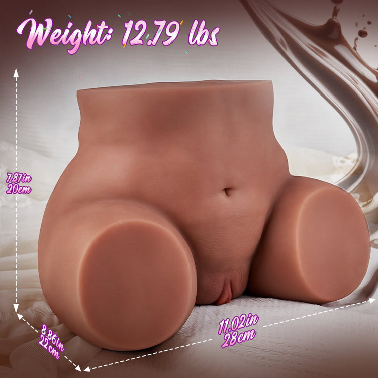 More Catchy - 12.79lbs Electric Upgrade Suck Squeeze Vibration Automatic Heating Realistic Butt