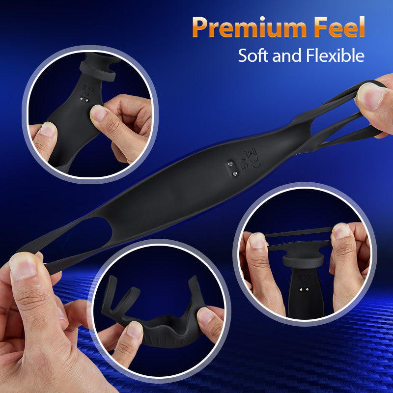 SemenSentry - Vibrating 2 IN 1 Cock Ring
