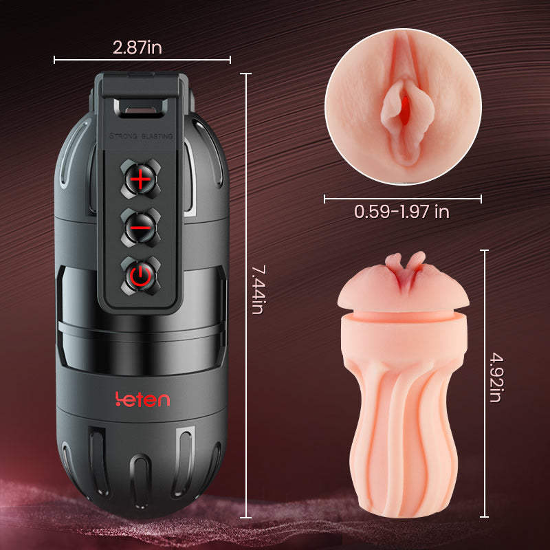 Flash - 10 Vibrating Male Masturbator Stroker With Voice Mode, APP Control