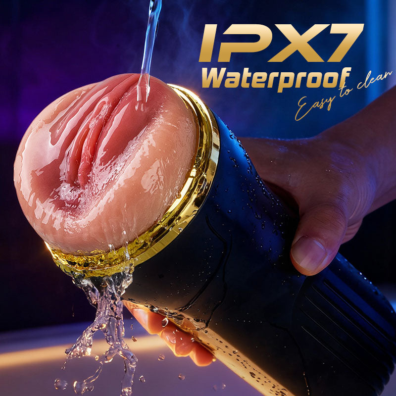 【Best for MILF's Labia】Captain - 10 Vibrating Sucking Deep Throat Male Stroker