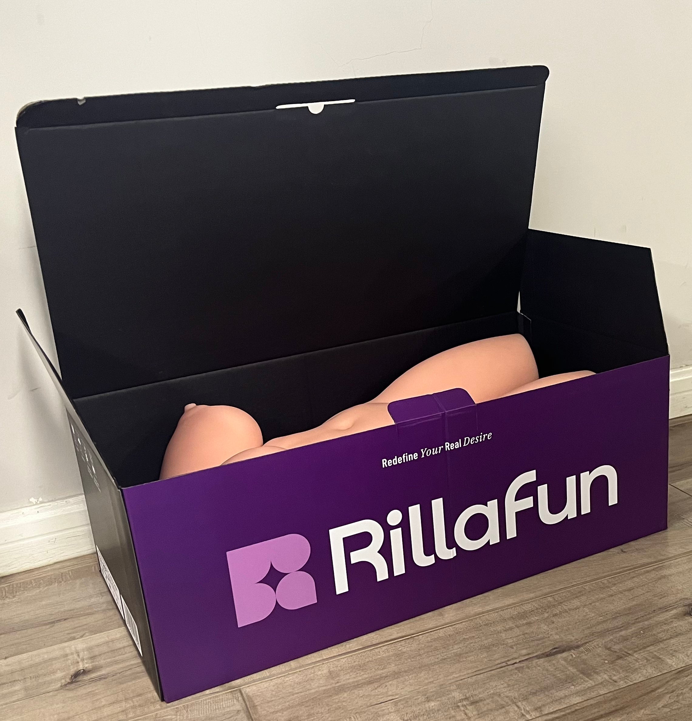 Rillafun Jenni 28.7 lbs Dual Channel Thigh Flexible Torso 1:1 Real Woman Copy Sex Doll