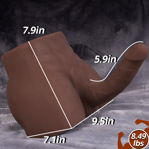 David - 8.5 lbs Hunky Unisex Butt with Bendable Penis Anal Entry