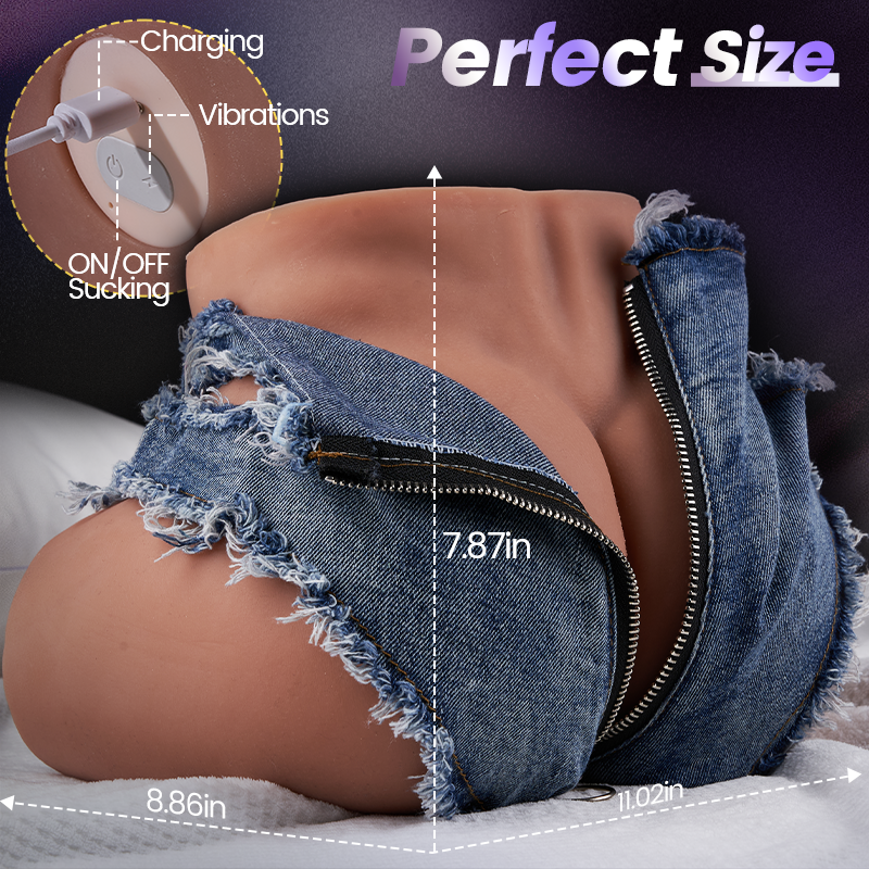 More Catchy - 12.79lbs Electric Upgrade Suck Squeeze Vibration Automatic Heating Realistic Butt