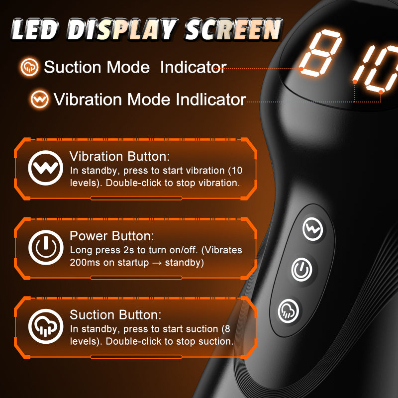 SolaceX - Intense Suction & Vibration Pleasure Male Stroker Masturbator