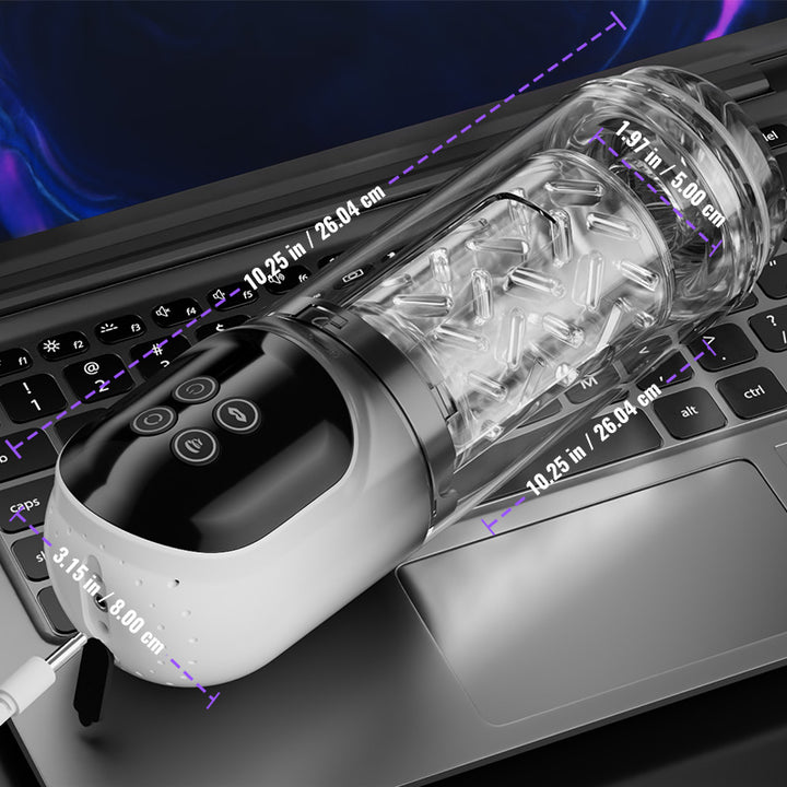 Vortex - 7 Suction 7 Rotation Stroker – 3D Real Feel Waterproof Hot ...