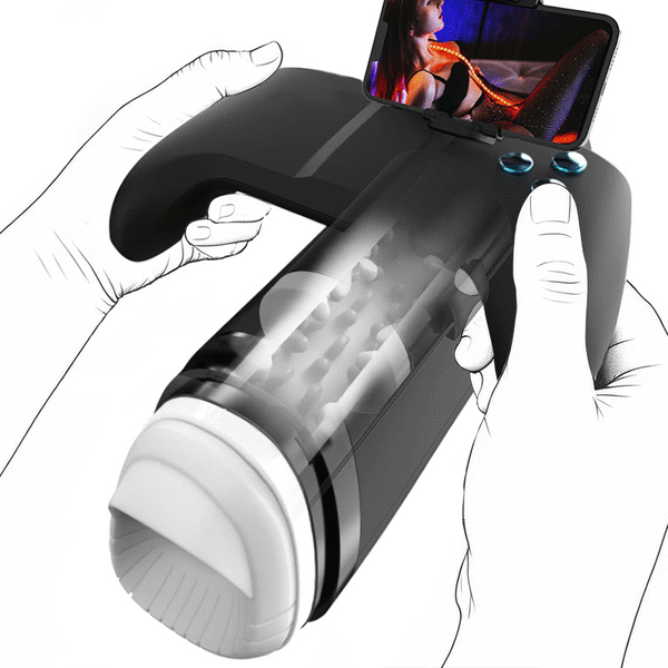 Acmejoy Turbo - Thrust 10-Mode Stroker – Interactive Gamepad Design with Adjustable Phone Stand