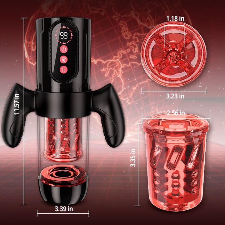 Terminator - Telescopic Rotating Male Masturbator - 9 Modes Sucking Th AcmeJoy Terminator - Telescopic Rotating Male Masturbator - 9 Modes Sucking Th AcmeJoy