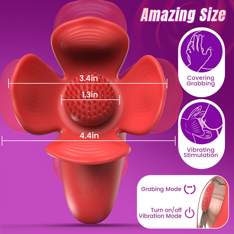 Acmejoy - 10 Pinching 10 Vibrating Nipple Toys Nipple Vibrator