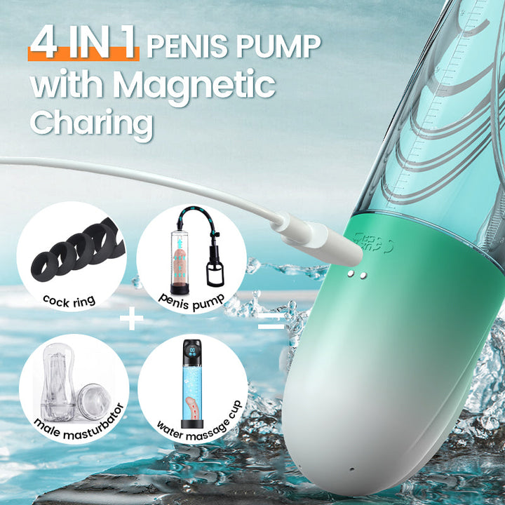 Source - Electric Vacuum and Water Penis Pump with LCD Display AcmeJoy Source - Electric Vacuum and Water Penis Pump with LCD Display AcmeJoy