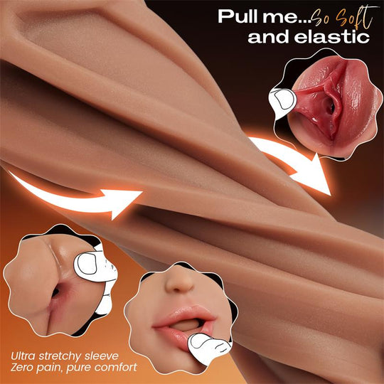 【$10 Off — Only 3 Days!】Bestvibe Pro - 3 Replaceable Sleeves 3 Unique Pleasure Male Masturbator 5 Suction & 10 Vibration Modes