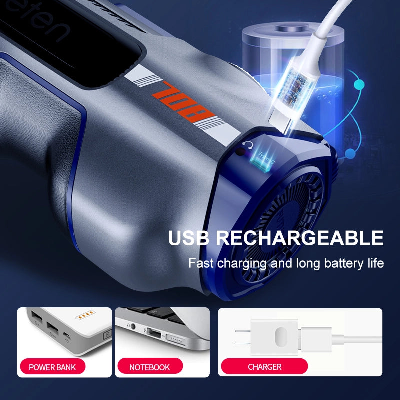 Leten - Smart Thrusting & Heating Male Stroker with 490 Stimulation Modes, 39 Cylinders, JAV Moan Sound & LED Display