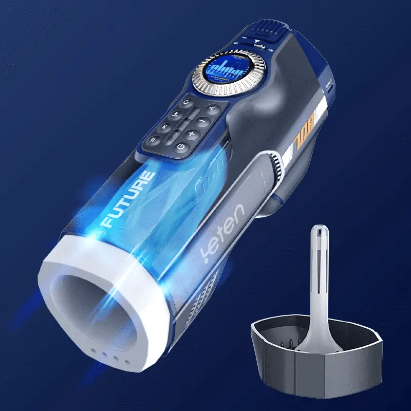 Leten - Smart Thrusting & Heating Male Stroker with 490 Stimulation Modes, 39 Cylinders, JAV Moan Sound & LED Display