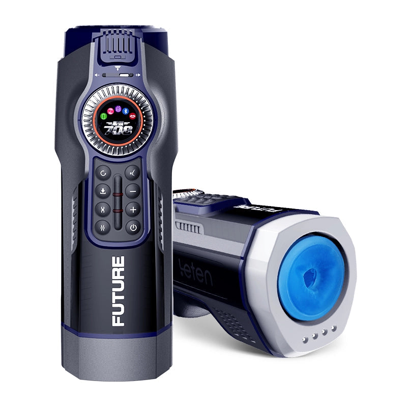 Leten - Smart Thrusting & Heating Male Stroker with 490 Stimulation Modes, 39 Cylinders, JAV Moan Sound & LED Display