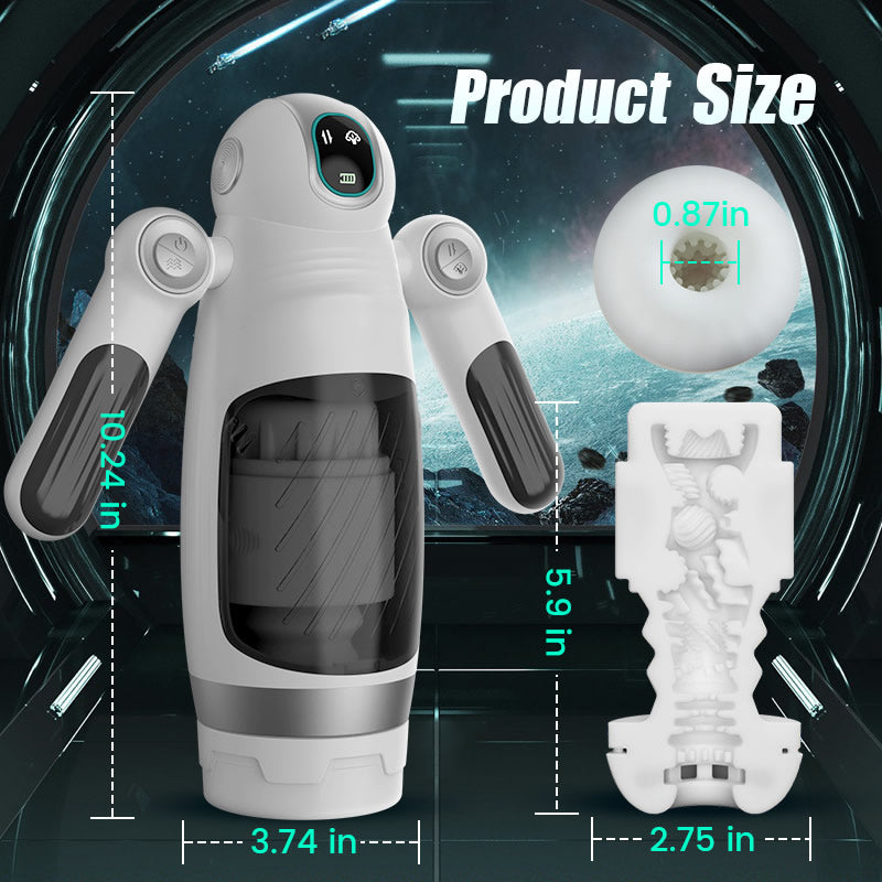 Sims - Telescopic 3D Robot Masturbator
