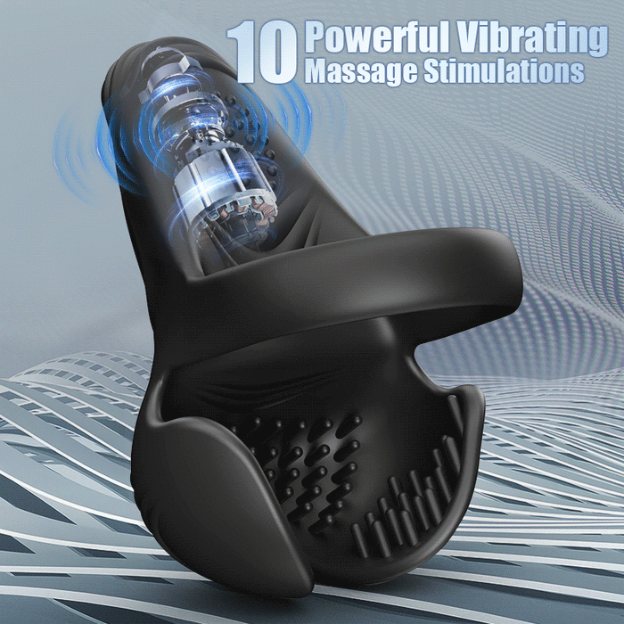 Acmejoy - 10 Vibrating Training Penis Ring