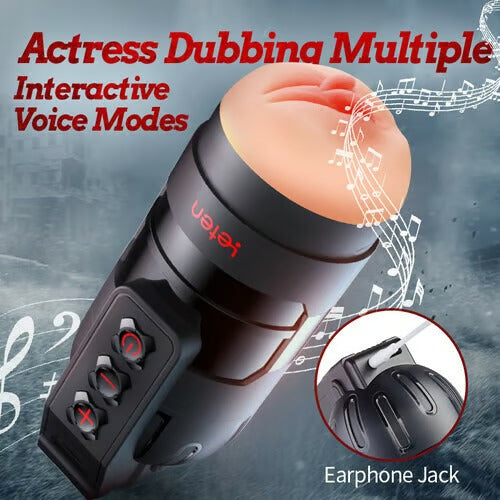 Flash - 10 Vibrating Male Masturbator Stroker With Voice Mode, APP Control
