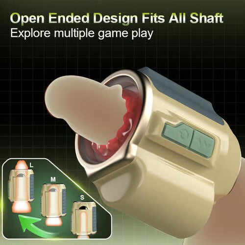 DiveEase - 7 Rotation Vibration Open Ended Stroker