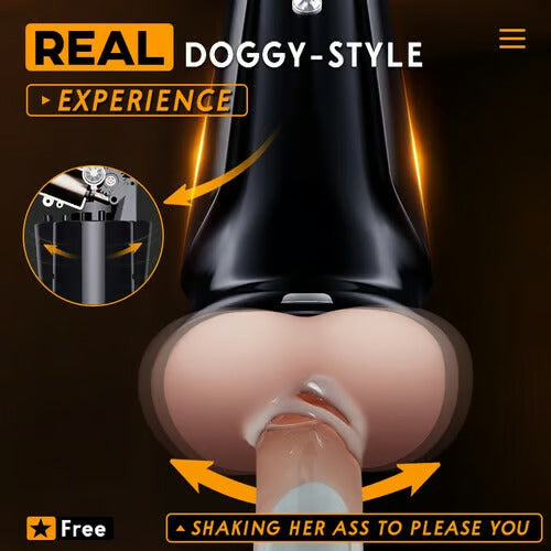 Flapper - Lifelike Hips Swinging Squeezing Sucking Vibrating Male Stroker