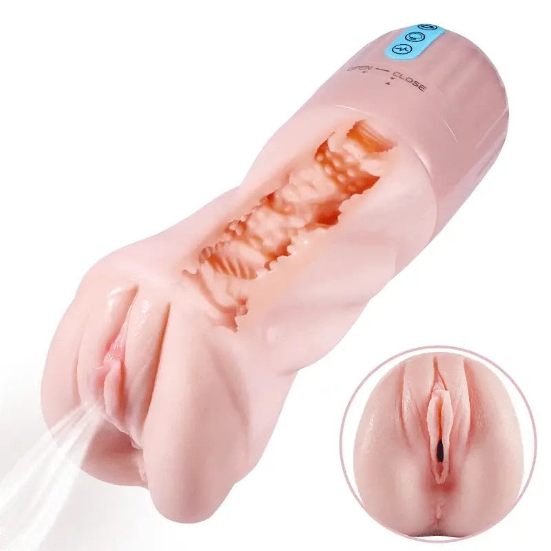 Beate - 5 Sucking Oral Swallowing 10 Vibrating Massage Training Masturbation Cup