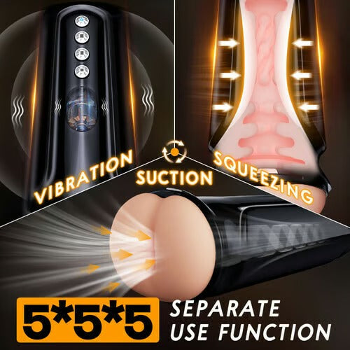 Flapper - Lifelike Hips Swinging Squeezing Sucking Vibrating Male Stroker