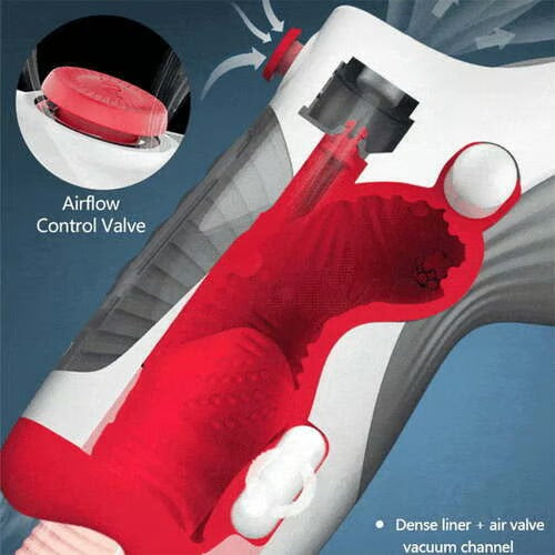 Acmejoy - Leten 10 Vibrations Deep Throat Air Control Vacuum Sucking Blowjob Masturbator Male Stroker