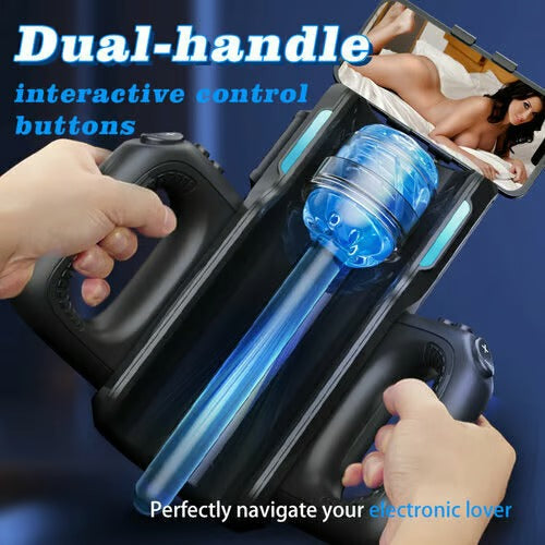 Leten - Interactive Transparent Stroker 10 Thrusting, 4,72 in Deep Stroke & Realistic Moaning Voice Stroker