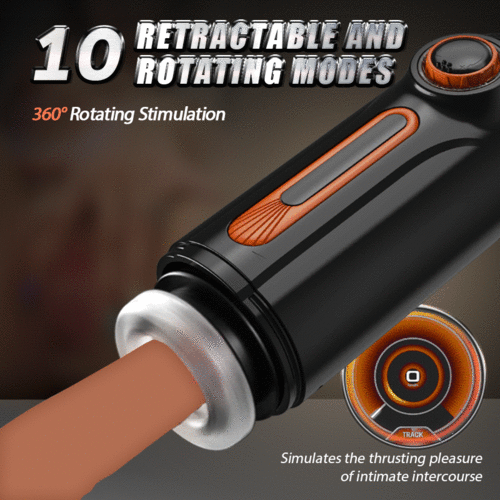 Chris-6 IN 1 10 Vibrating & Thrusting with 4 Sucking Automatic Knob Adjusting Male Masturbator