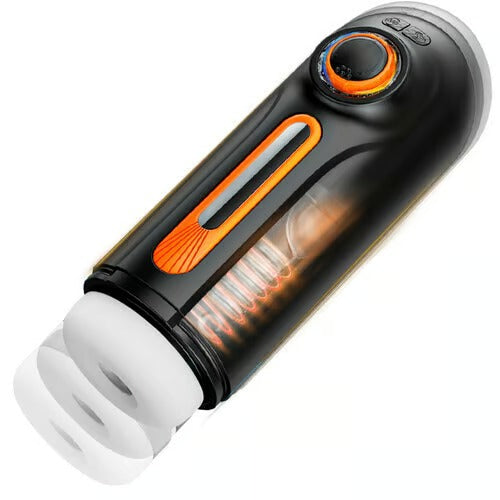 Chris-6 IN 1 10 Vibrating & Thrusting with 4 Sucking Automatic Knob Adjusting Male Masturbator