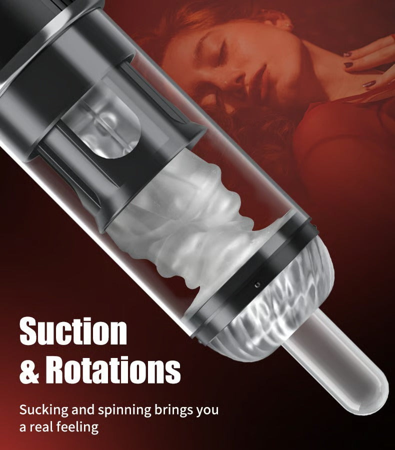 Widowmaker - Rotating Sucking Enjoy Inflation & Twist Massage Fun Masturbation Stroker