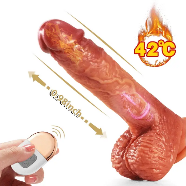 WENDT 3-in-1 Lifelike Non-sticky Blush Dildo 9 INCH
