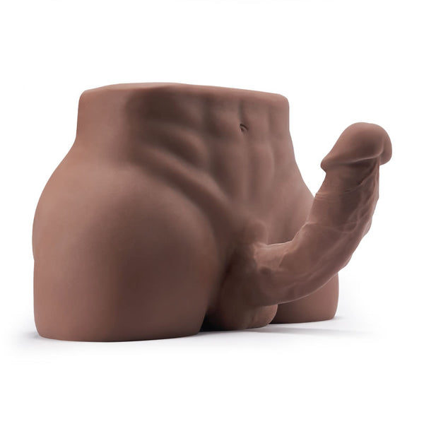 8.5lb Hunky Unisex Butt with Bendable Penis Anal Entry