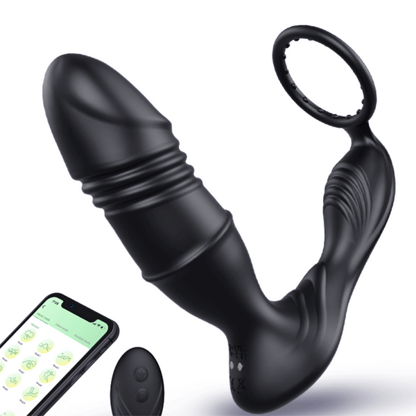 Acmejoy Automatic Thrusting Heating Swinging Vibrating Sex Machine with  Dildo and Suction Cup 28 Inch