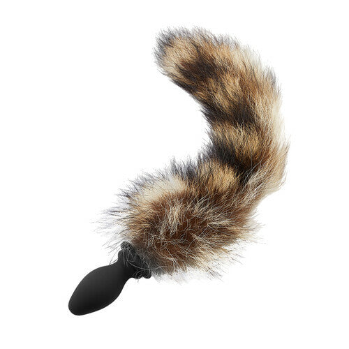 Acmejoy Raccoon Tail 10 Vibrating Anal Vibrator