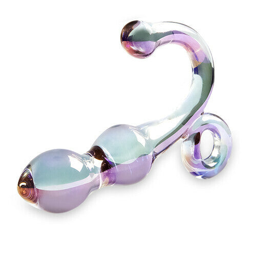 Acmejoy Colored Glass Anal Plug 5.51 IN