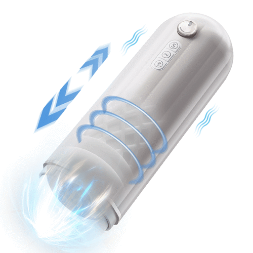 AcmeJoy Bluetooth Stepless Adjusting Thrusting Heating  Male Masturbator