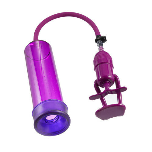 AcmeJoy - Purple Penis Enlargement Pump with Trigger Purple Chamber Tight Seal