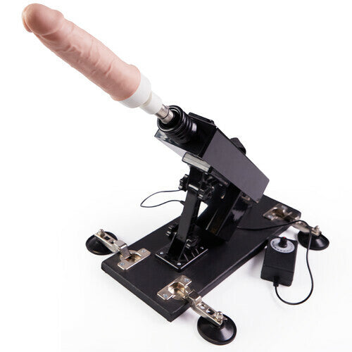 Acmejoy Automatic Thrusting Heating Swinging Vibrating Sex Machine with Dildo and Suction Cup 28 Inch