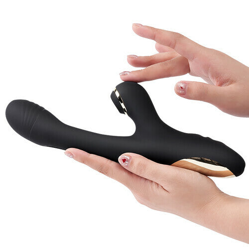 Acmejoy 3 IN 1 Sucking & Flapping Vibrator G Spot Clitoral Stimulator with 7 Modes Massager