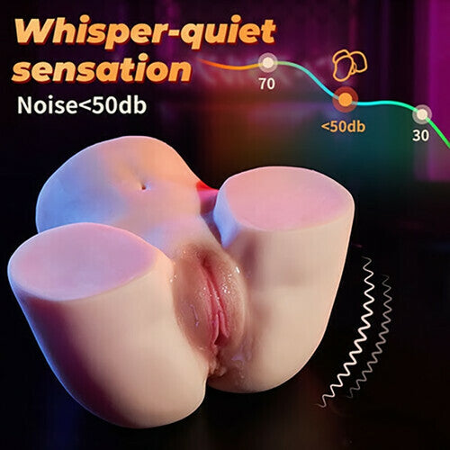 Acmejoy Realistic Vibrating Butt with Dual Channel 5.5 LB