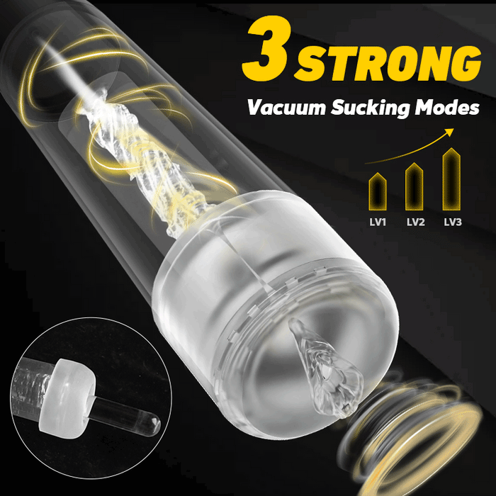 Swirl - 2 In 1 Vagina Sucking Electric Penis Pump