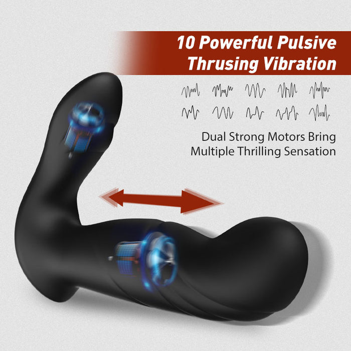 Dark Knight Vibrations Pulses Prostate Massager